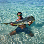 BARB Fishing Sunglasses - Rubber Demi Green Mirror