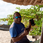 FLATHEAD Fishing Sunglasses - White Blue Mirror