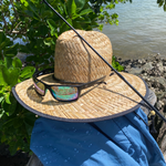 COBIA Fishing Sunglasses - Matt Black Green Mirror