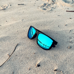 Yellowfin Polarised Square Fishing Sunglasses with Blue Mirror Lens