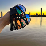 Yellowfin Polarised Square Fishing Sunglasses with Green Mirror Lens