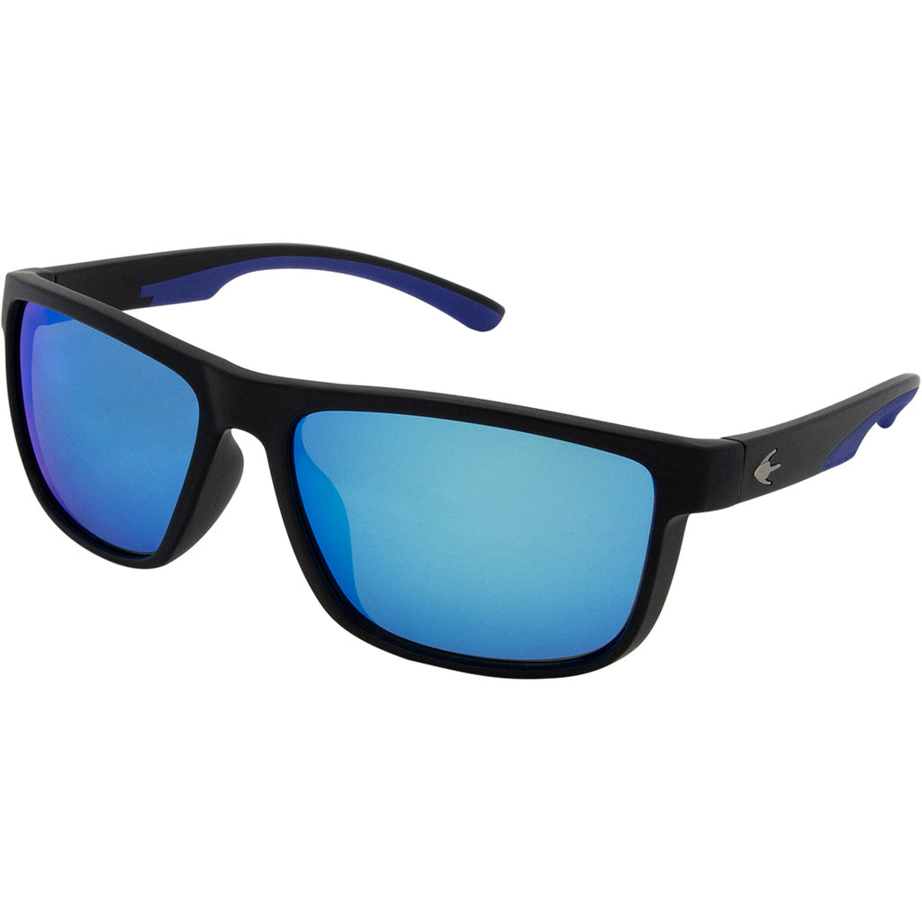 YELLOWFIN Rubber Black Blue Mirror Stingray Fishing Sunglasses stingrayeyewear