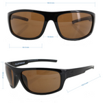 FLATHEAD Fishing Sunglasses - Rubber Demi Green Mirror