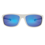 FLATHEAD Fishing Sunglasses - White Blue Mirror