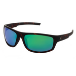 FLATHEAD Fishing Sunglasses - Rubber Demi Green Mirror