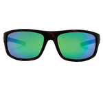 FLATHEAD Fishing Sunglasses - Rubber Demi Green Mirror